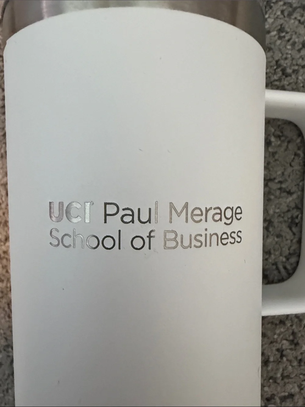 UCI Paul Merage School of Business White Travel Mug